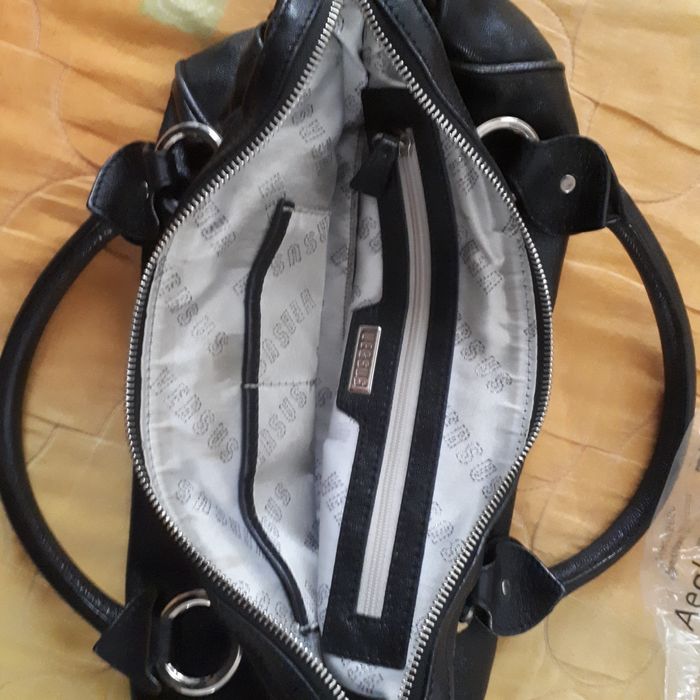 Дамска чанта Versace естествена кожа