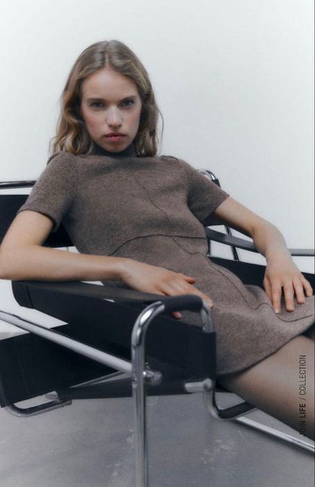 Мягкое платье Zara 34