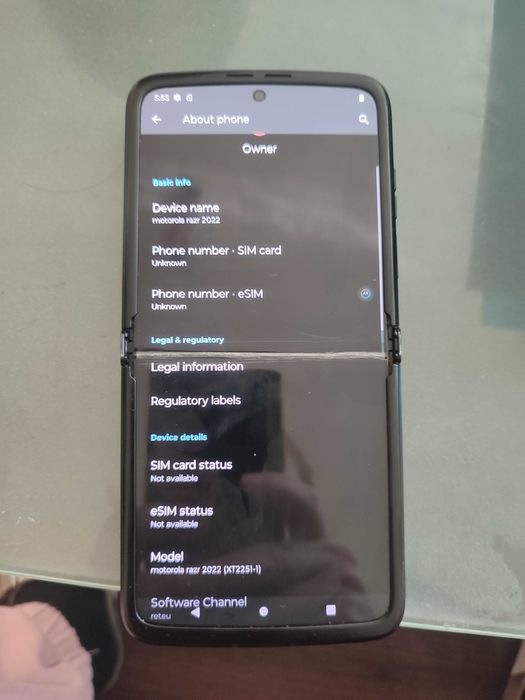 Motorola razer  XT2251-1