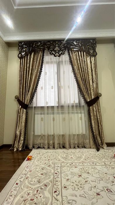 Тюль со шторами