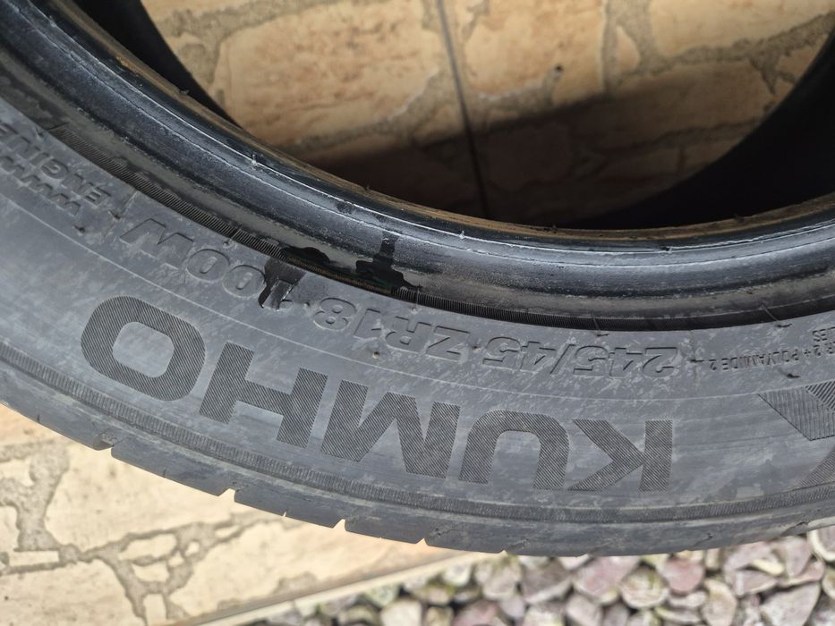 Vând cauciucuri 245/45/18 de vară 2 buc  //Dot 2024// imp Germania