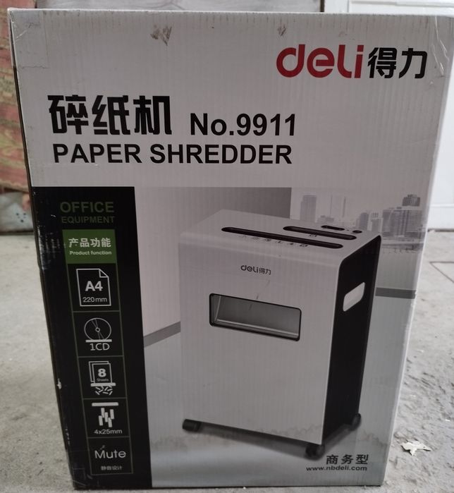 Уничтожитель бумаг Deli 9901