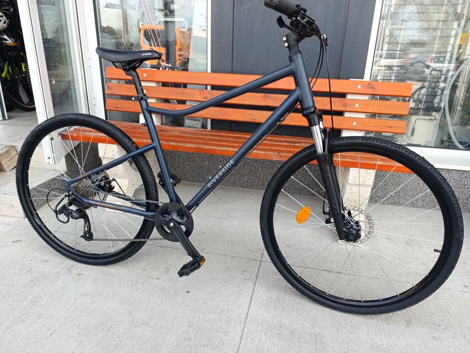 Трекинг велосипед Riverside 700, сиво/зелено 28/XL,L