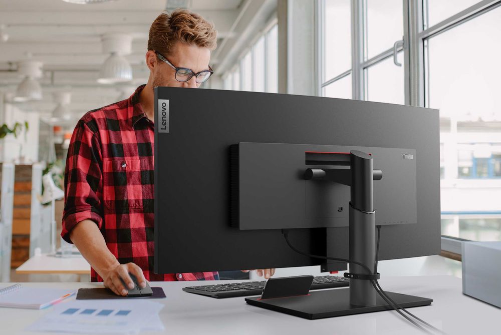 Monitor Curbat 39.7-inch 5K Lenovo ThinkVision P40W-20 NOU 3 ANI Gar