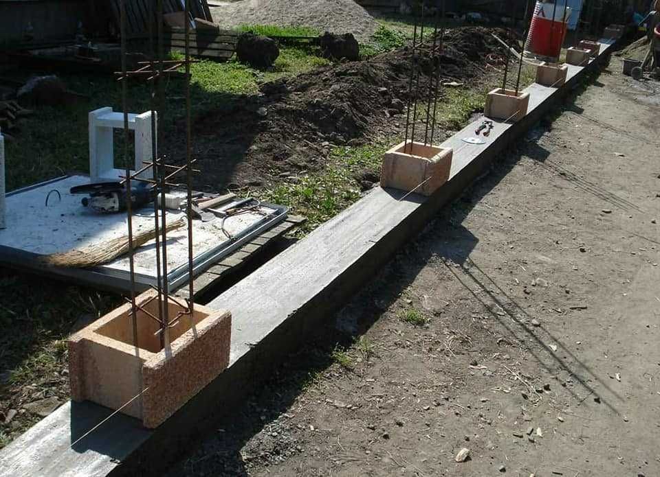 Garduri din BCA, beton