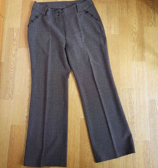брюки женские серые 56 размер