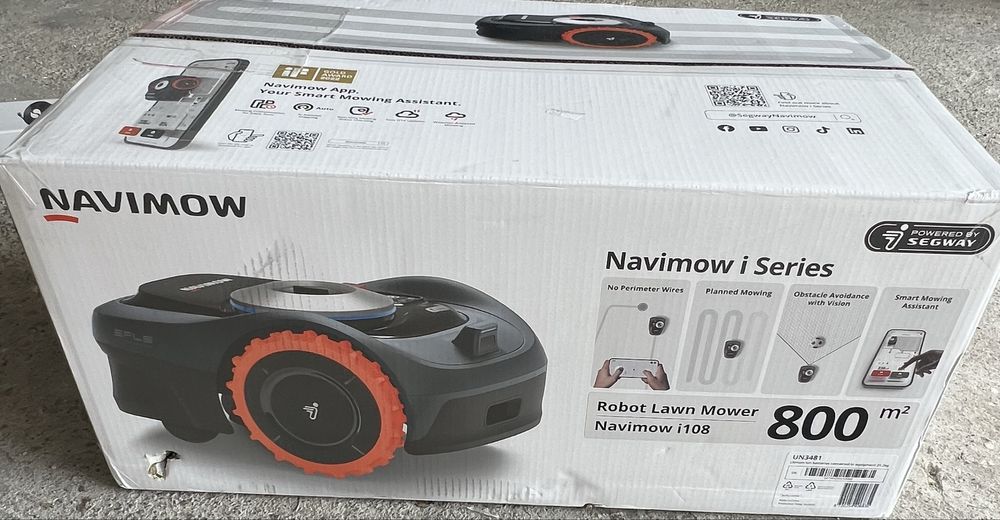Robot de tuns iarba Segway Navimow iseries 800mp fara fir perimetral