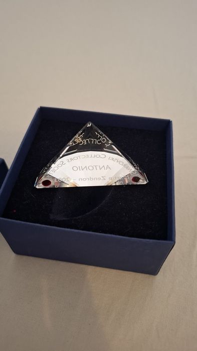 Кристална плочка с име  на Swarovski