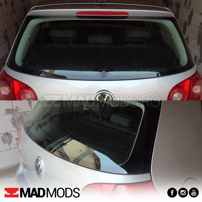 Set Dop anulare stergator luneta, Aluminiu, Negru, 4cm, Universal