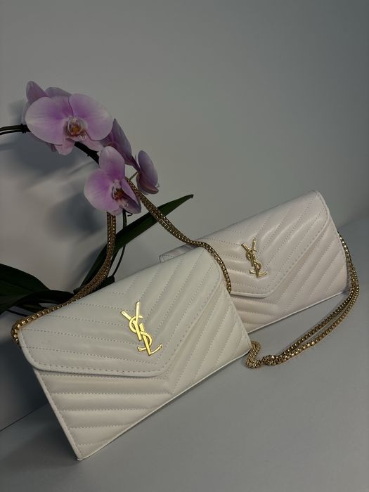 geanta ysl alba