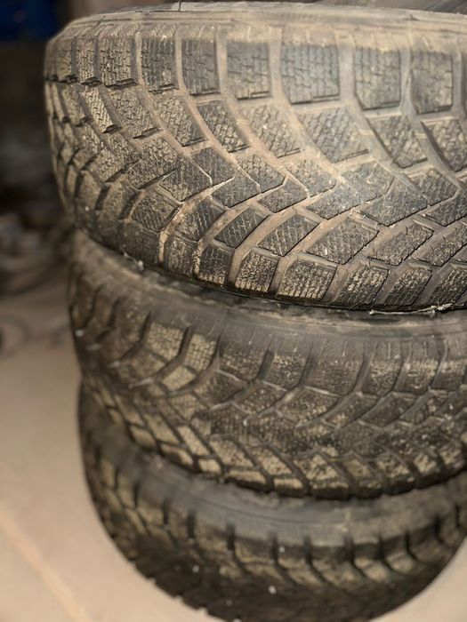 Зимний балон с дисками на бмв е 34