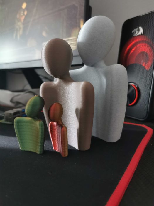 Statuete cuplu, familie - printate 3D