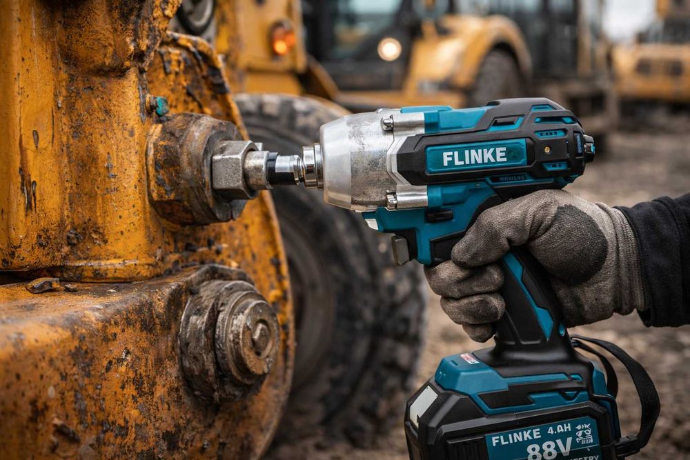 Cheie impact 400Nm cu 2 acumulatori si set tubulare
