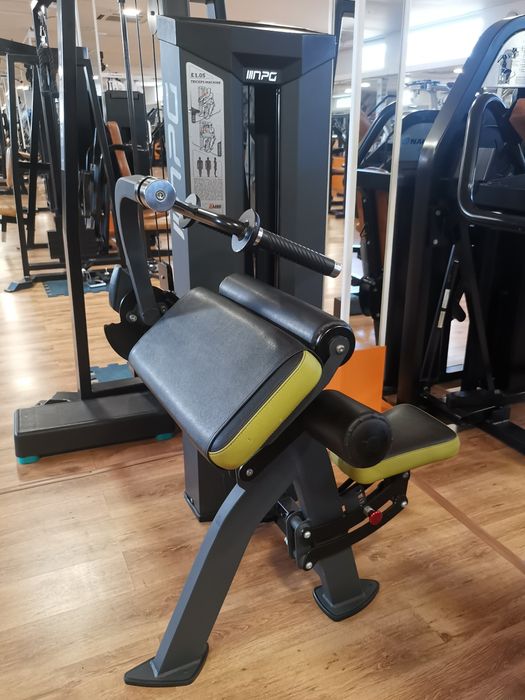 Aparat profesional triceps NPG, stare nouă, sali fitness, culturism