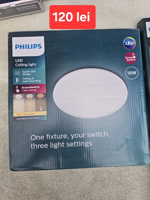 Plafoniera Nordlux și philips ORIGINAL Suedia, sigilate