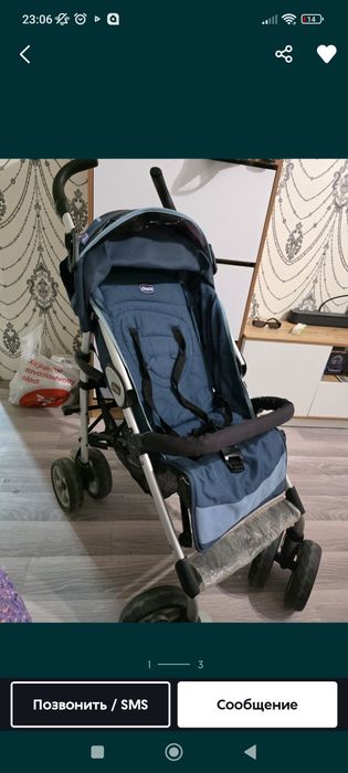 Коляска Chicco трость в отличном состоянии