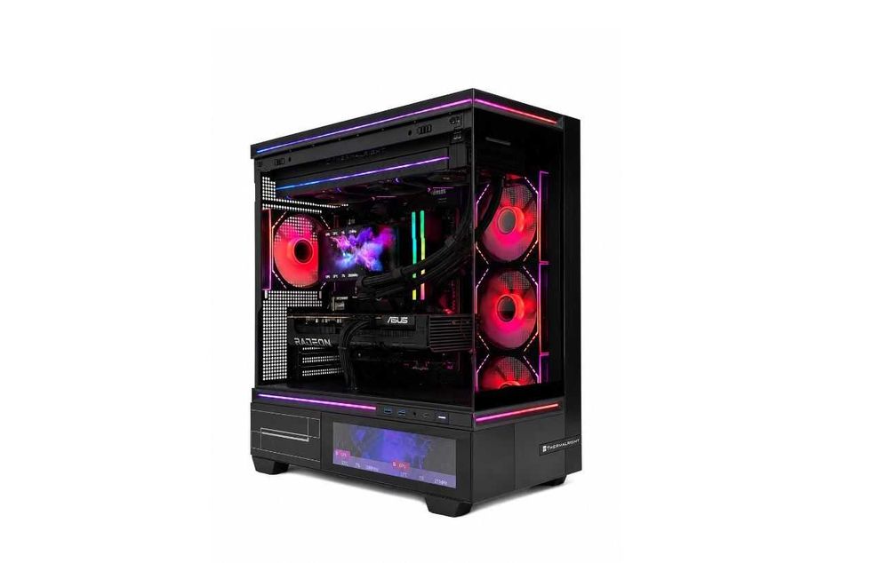 Геймърски компютър! Ryzen 7 9800X3D / 32 GB RAM / RX 9070XT / NVMe 1TB / Чисто Нов!  Гаранция!