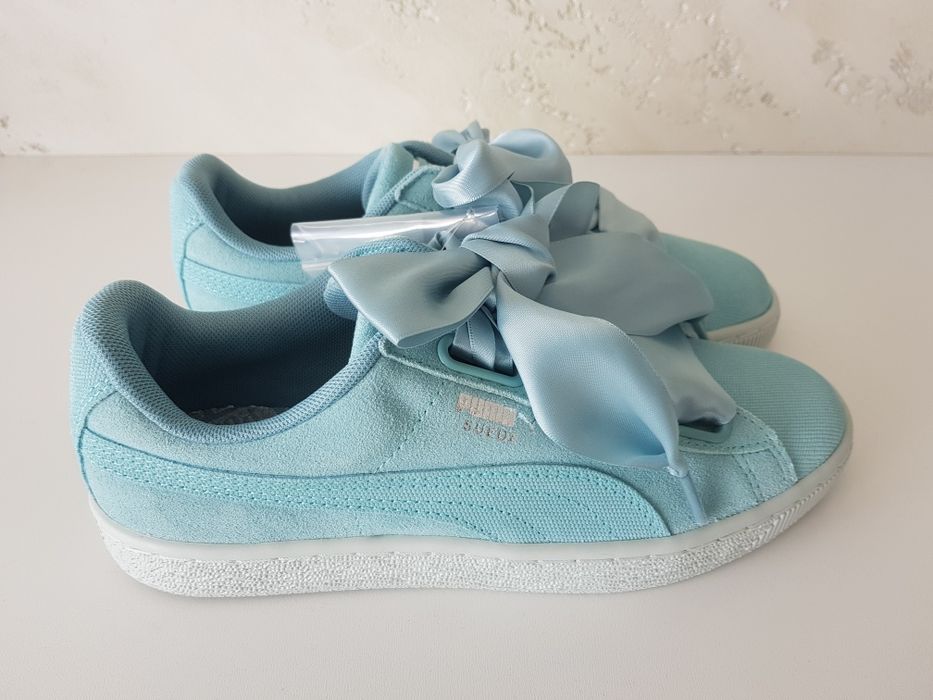 Adidasi Puma Suede Hearts Pebble Wn's 365210 03 Originali