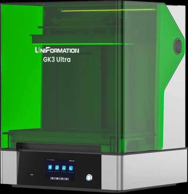 UniFormation GK3 Ultra Резинов принтер с резолюция 16K