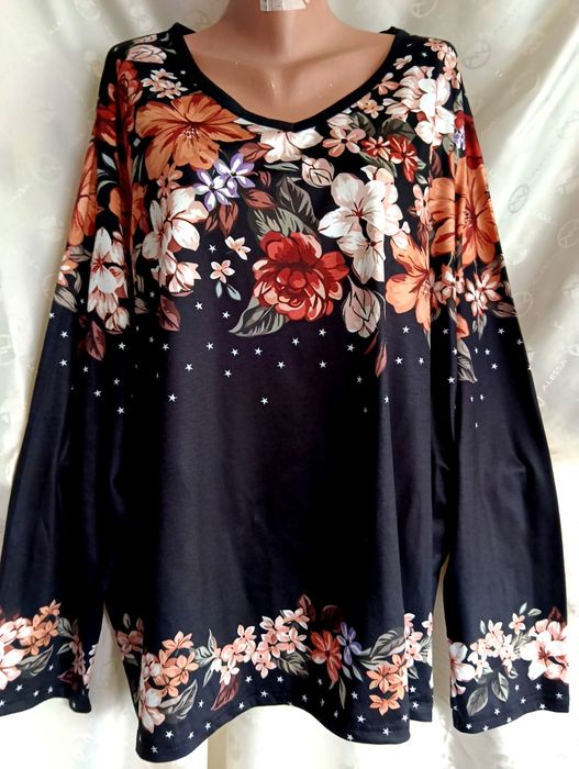 Нова еластична макси блуза