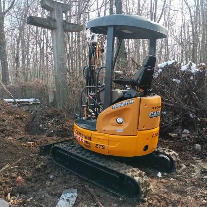 Vand miniexcavator CASE