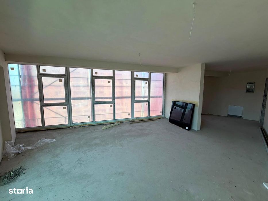 Apartament 2 camere, 58 mp, semifinisat, terasa 20 mp, zona Soporului