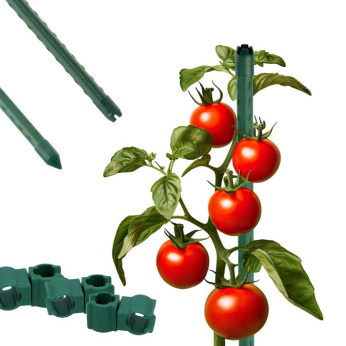 Голяма оранжерия с врата на панти. Здрава конструкция и UV4 защита