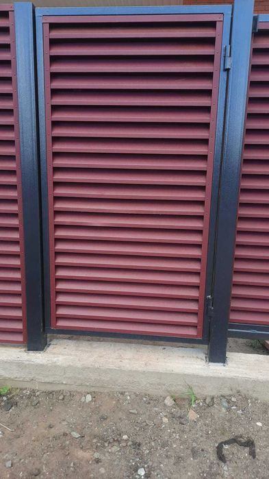 Калитка с заполнением жалюзи