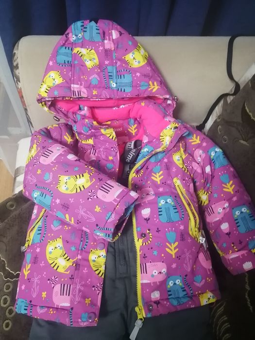 Зимний комбинезон на девочку