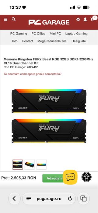 32GB DDR4 3200Mhz