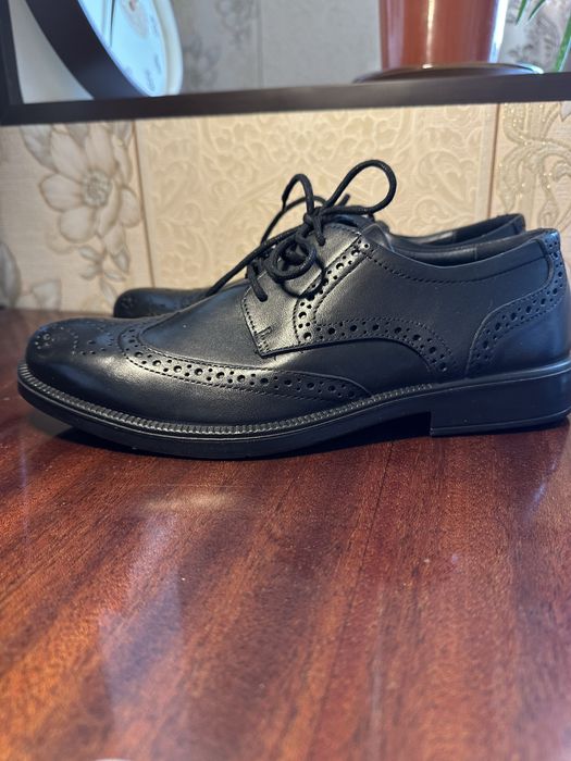 Итальянские кожанные туфли Oxford