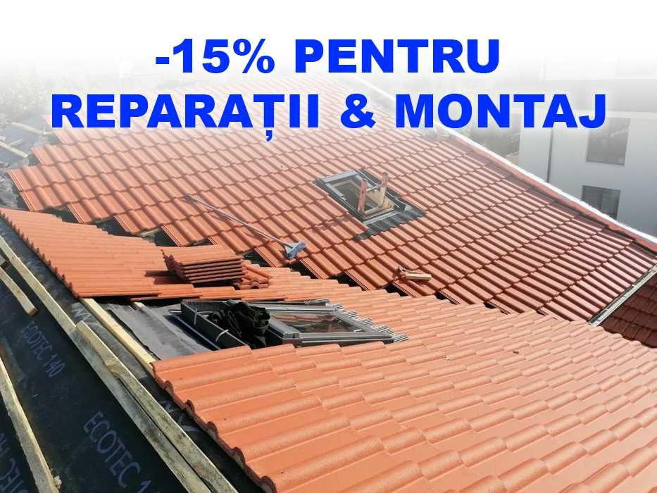 Acoperișuri - Montaj, Reparații, Dulgherie, Jgheaburi, Etc