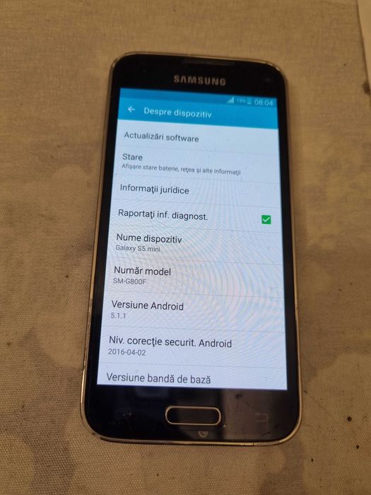 Samsung s5 mini liber