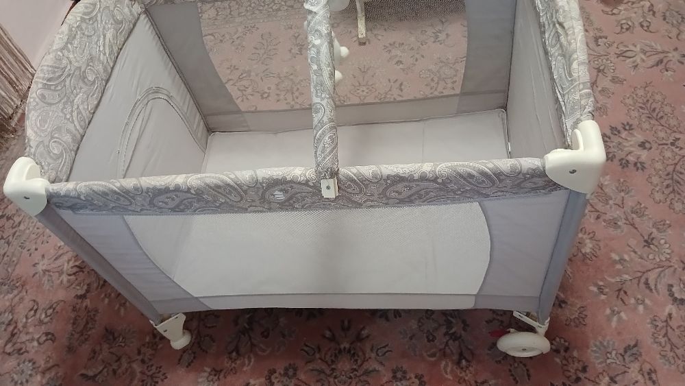 Манеж с люлькой детский