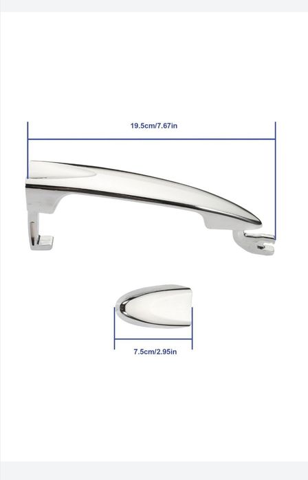 Set 2 mânere exterior Lancia Ypsilon 2003-2011