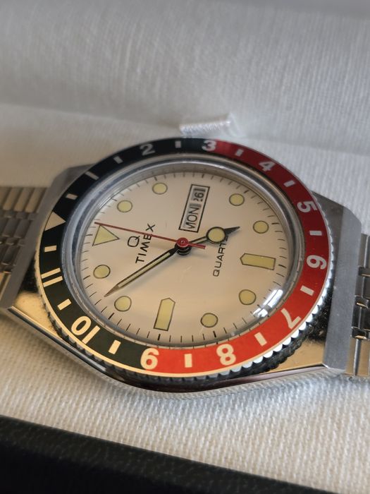 Timex Q Reissue Quartz, 38mm, Stainless Steel