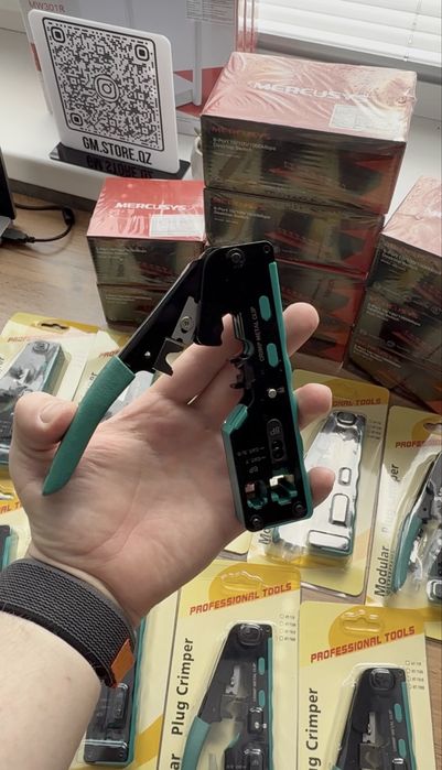 Кримпер для RJ-коннекторов RJ11/RJ12/RJ45