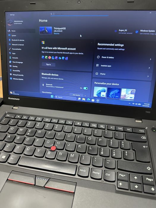 Laptop Lenovo Thinkpad T450