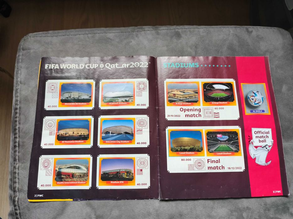 PANINI World Cup 2022 album complet