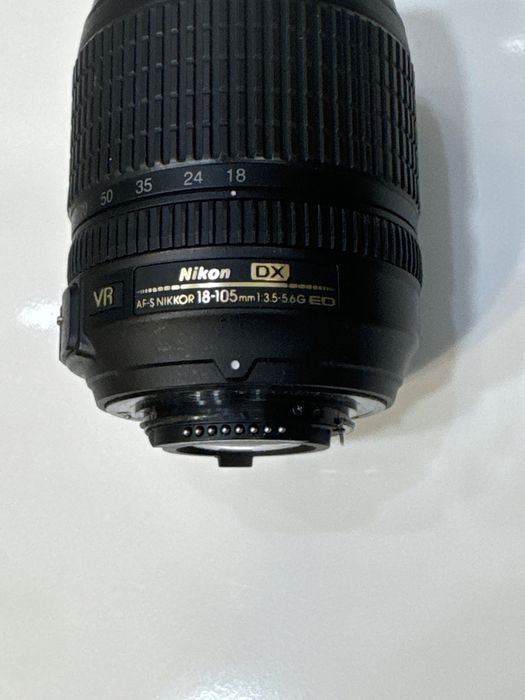 Obiectiv Nikon DSLR • Af-s Nikkor 18-105 mm 1:3.5-5.6 ED • ca NOU