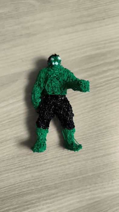 Фигурка Халка ручной работы  3D ручка
