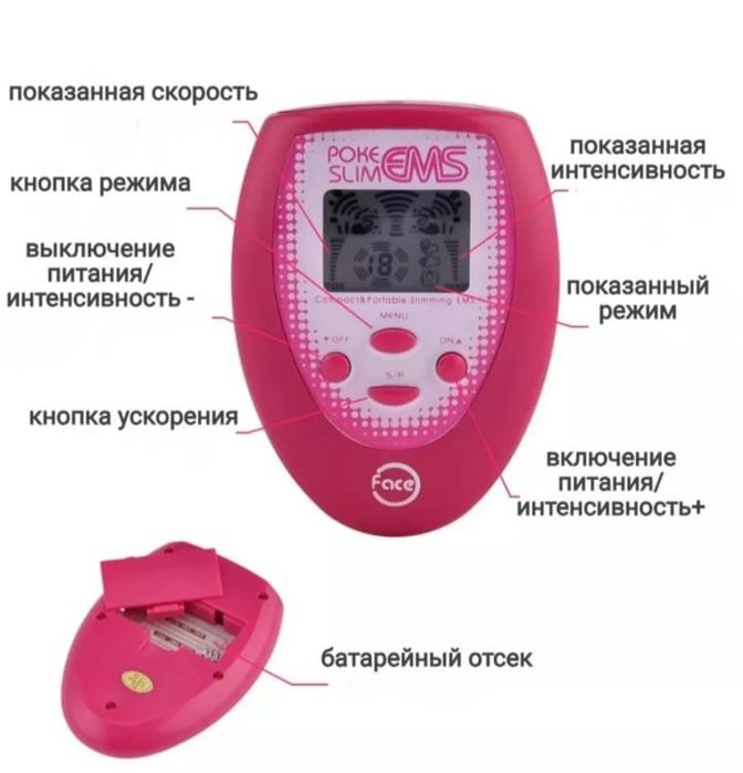 Миостимулятор ems для лица