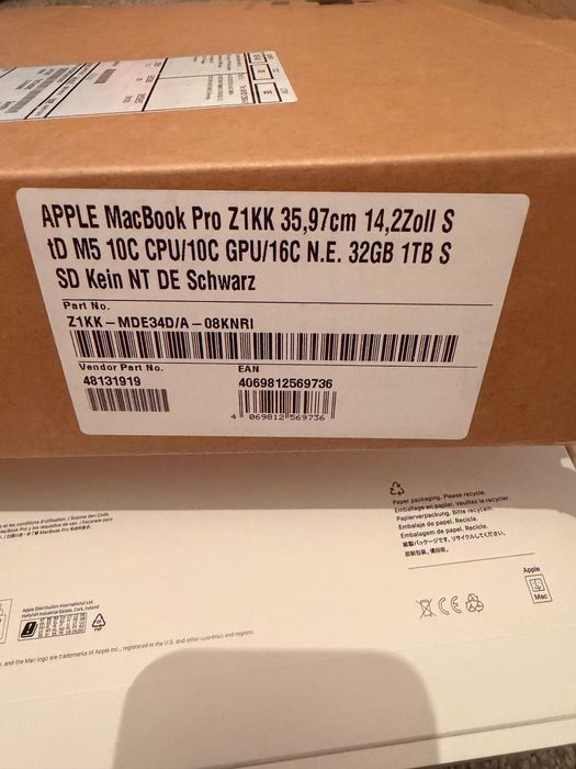 Macbook pro m5 nou sigulat