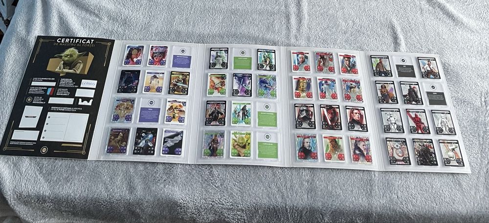 Vand album colectie Star Wars complet si cartonase dublate