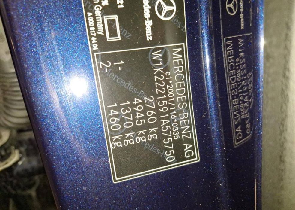 Продается Mercedes Benz S klasse S450L