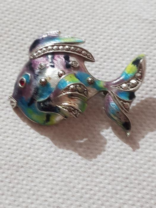 Brosa de argint 835 supeba