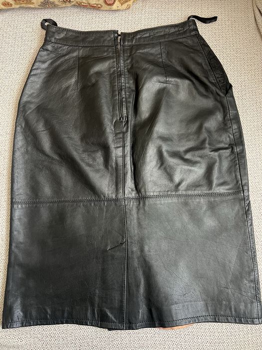 Fusta clasica din piele Vingar