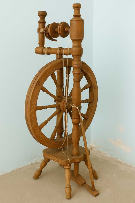 Деревянная ножная прялка | Винтаж