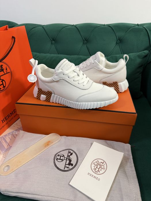 Adidasi Hermes piele naturala 100% Full Box colectie noua