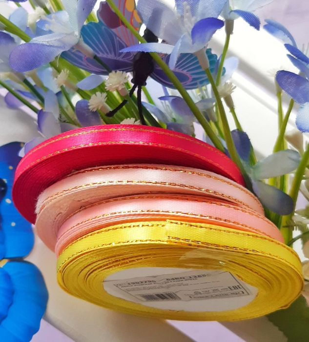 Ленты подарочные, атласные